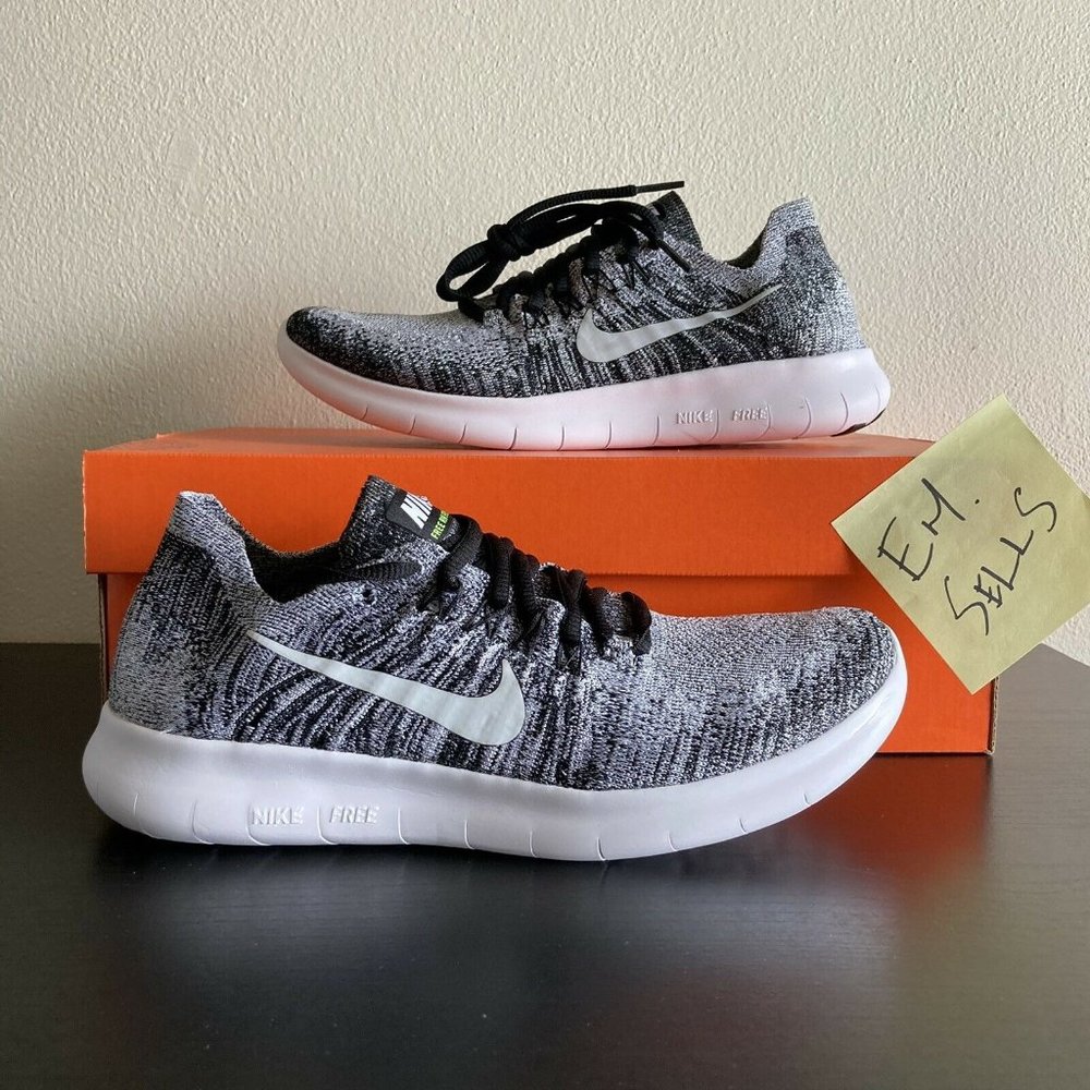 Nike Free RN Flyknit 2017 Women's Oreo Running